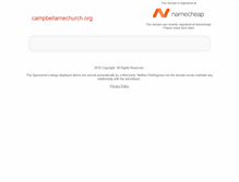 Tablet Screenshot of campbellamechurch.org